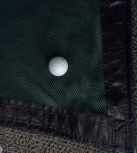 Golf baffle net