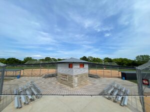 Custom Baseball Net installed on a field in Duluth, MN