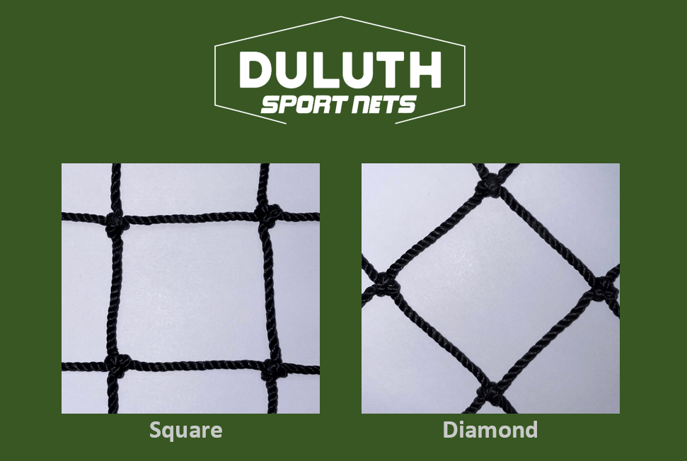 Duluth Sport Nets Square vs. Diamond 