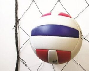 volleyball on barrier nets